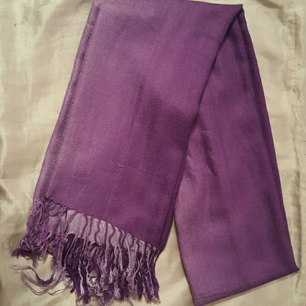Purple scarf