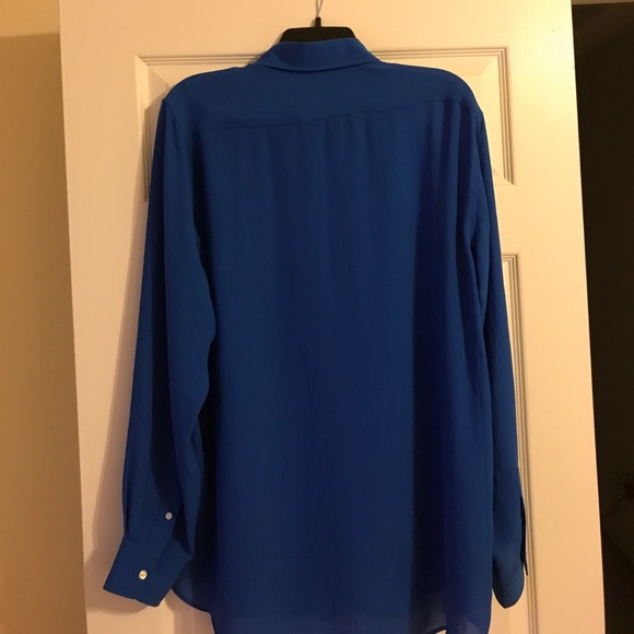 Polo Ralph Lauren blouse, Horizon Blue on tag - Picture 4 of 4