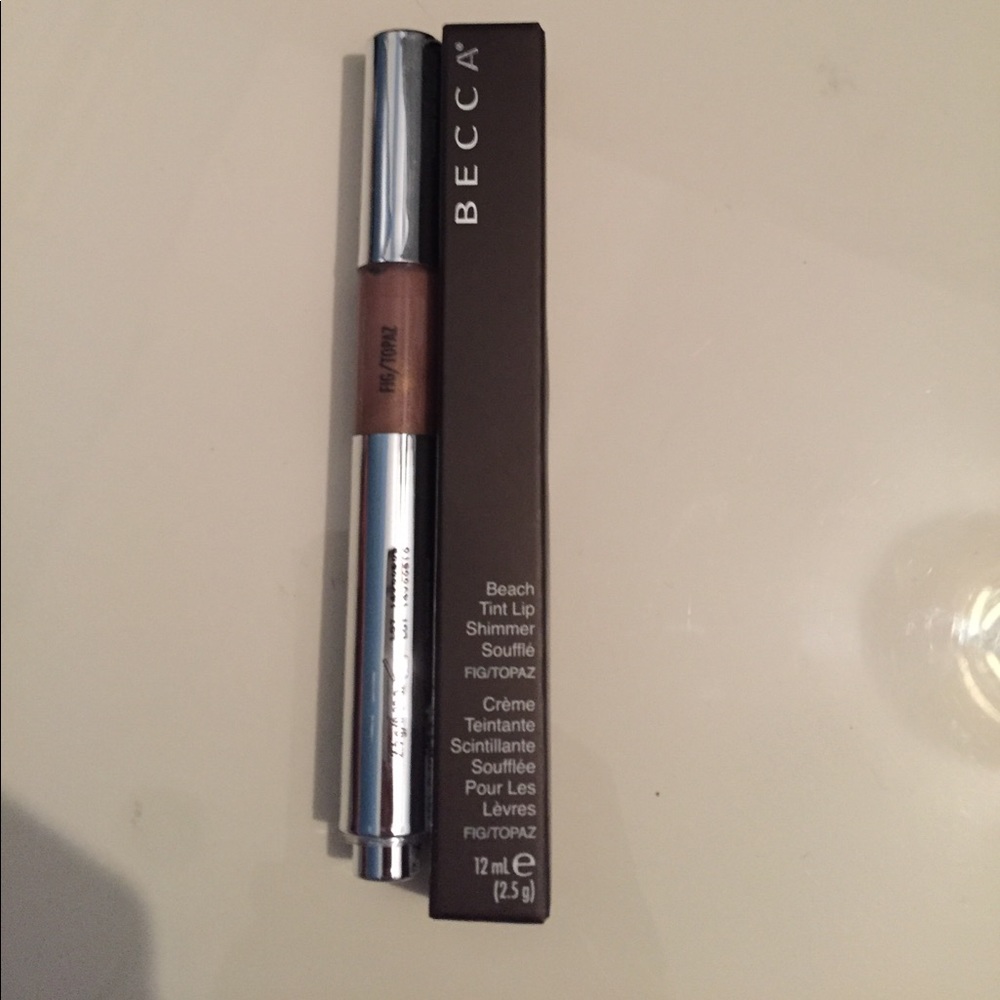 BECCA  New Fig/Topaz beach Tint lip Shimmer Souffl