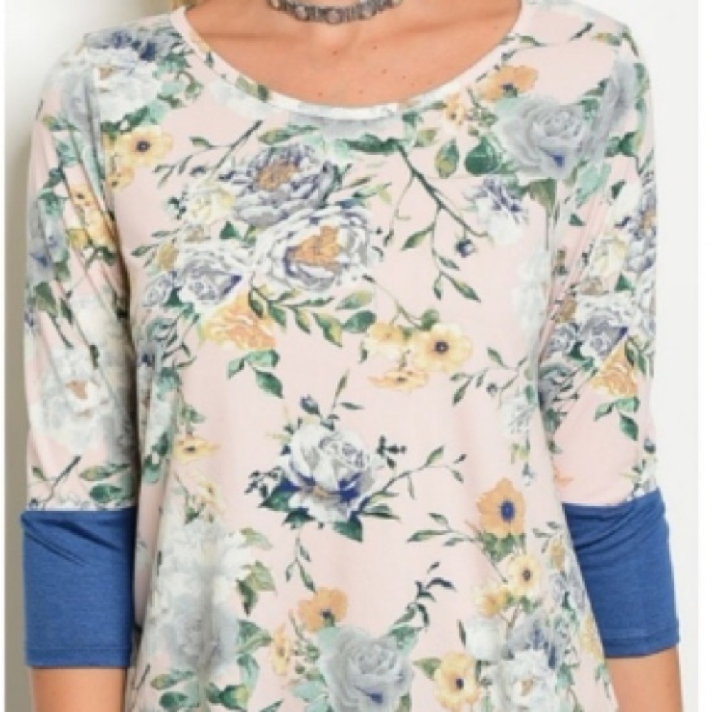  Last 1️⃣ offer 20% off Pink and Blue Tunic - Picture 2 of 4