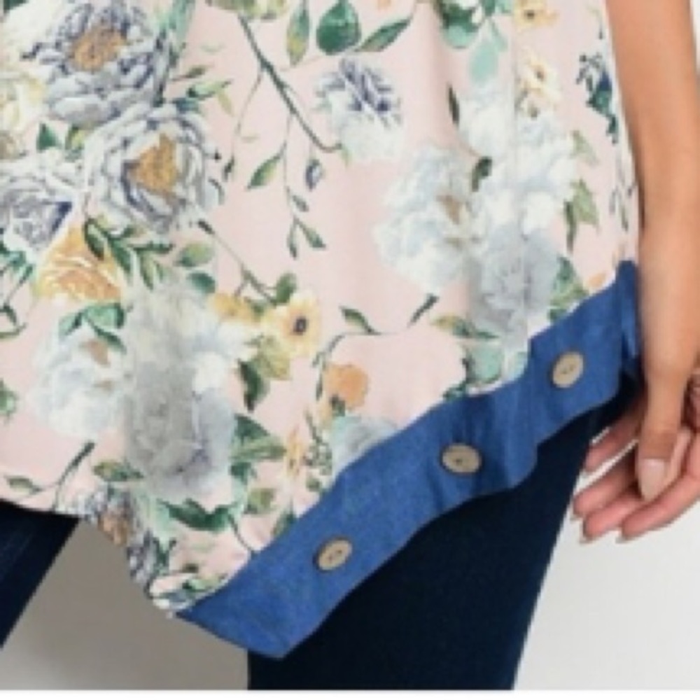  Last 1️⃣ offer 20% off Pink and Blue Tunic - Picture 3 of 4