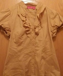 Golden color casual shirt