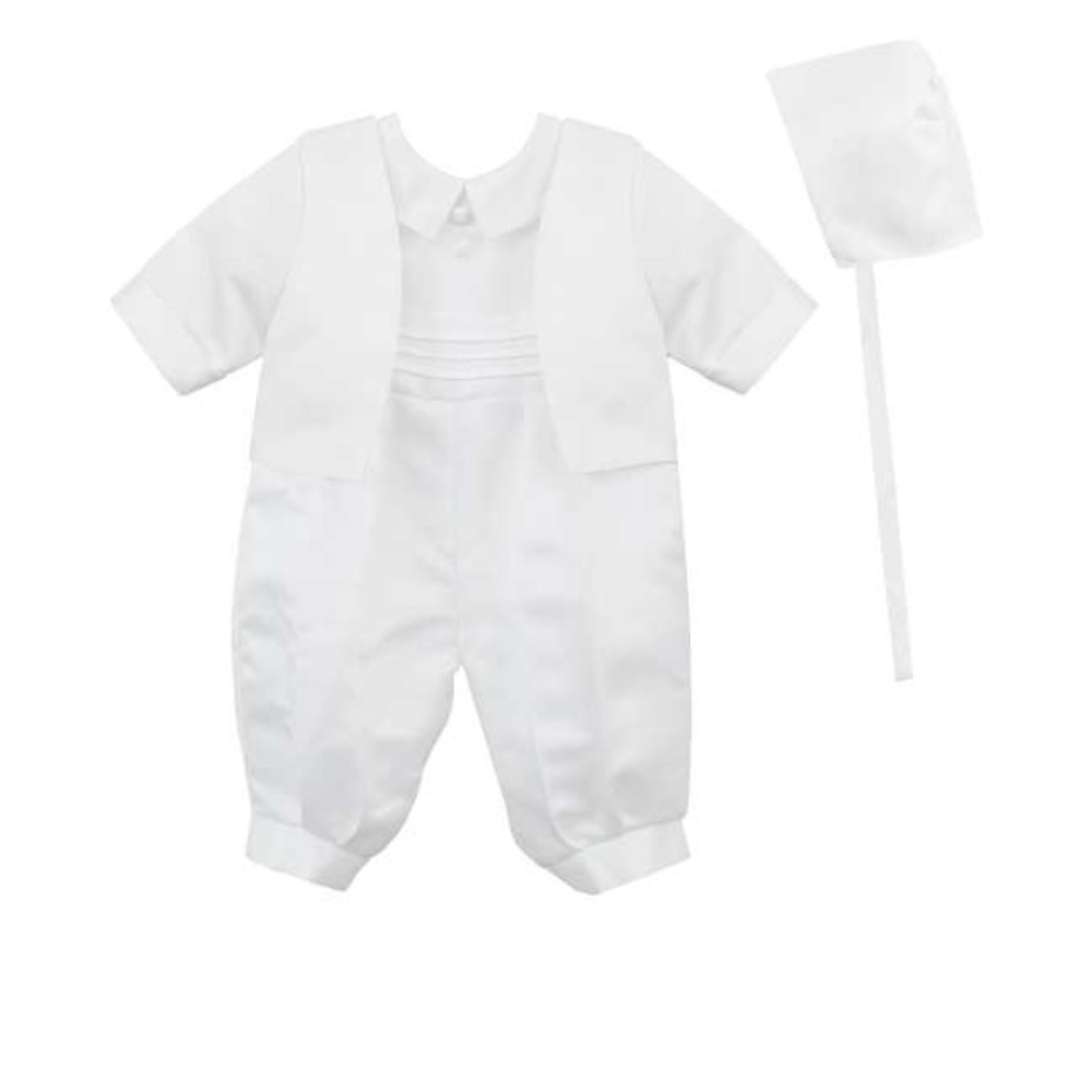 Christening Romper and Cap by C.I. Castro & Co.