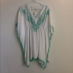 Caftan beach coverup