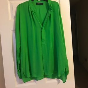 Polo Ralph Lauren blouse, new, bright green