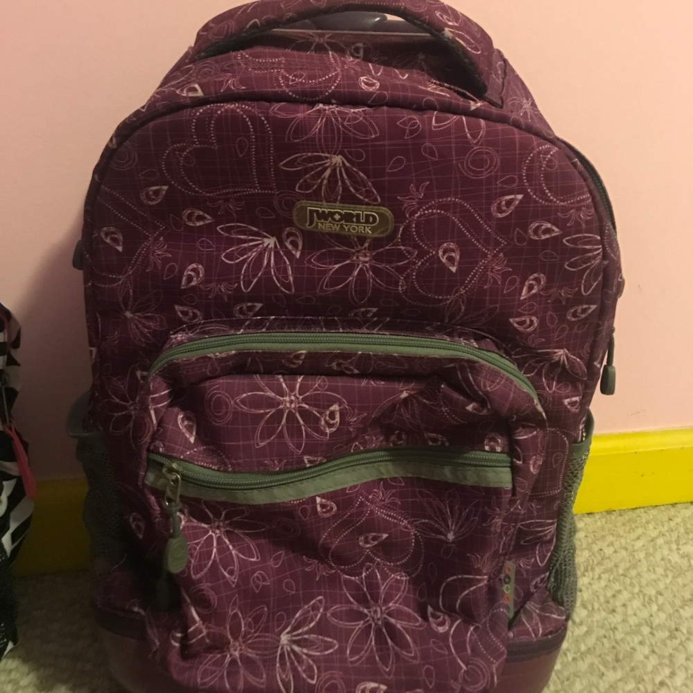 Jworld rolling backpack!