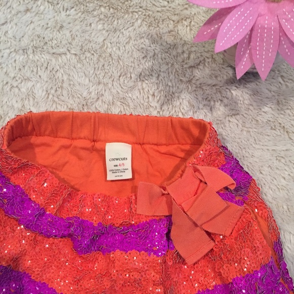 Crewcuts sequin skirt size 4/5 - Picture 3 of 3