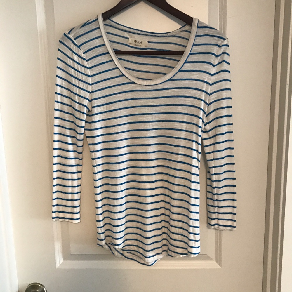 🦄Madewell Stripe shirt size small