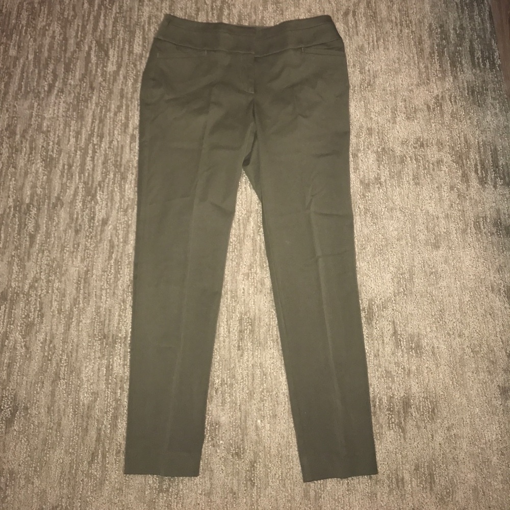 LOFT Army Green Dress Pants