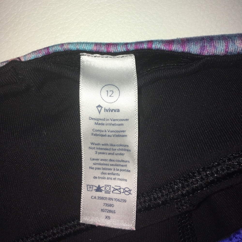 Ivivva cute girls shorts size 12 - Picture 4 of 4