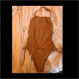 Forever 21 mustard 1 piece