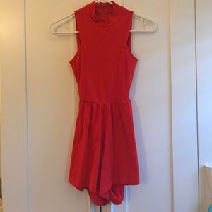 ASOS Petite Other - Red romper ASOS Petite Other - Red romper