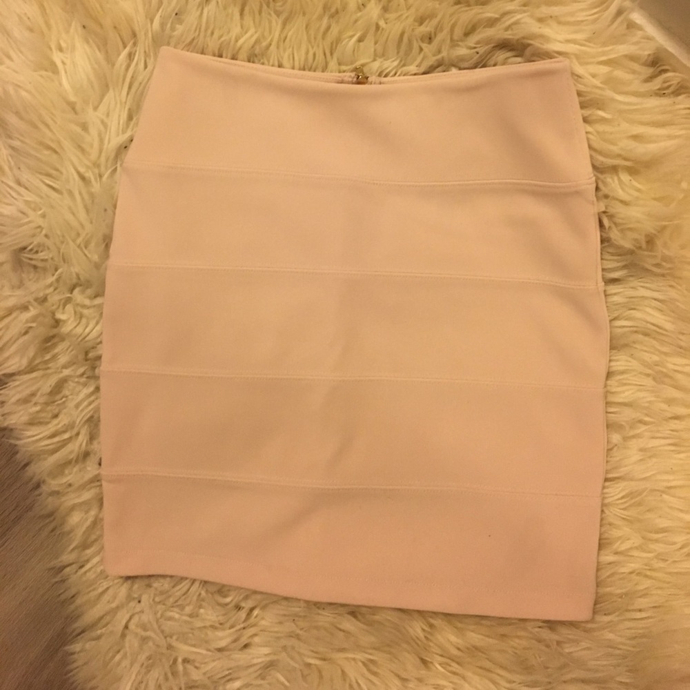 Pink topshop bandage skirt