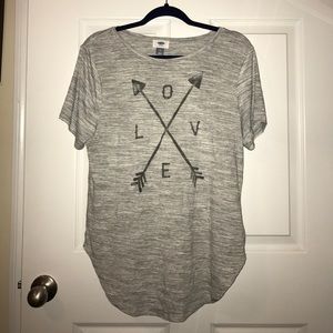 Grey "Love" Shirt