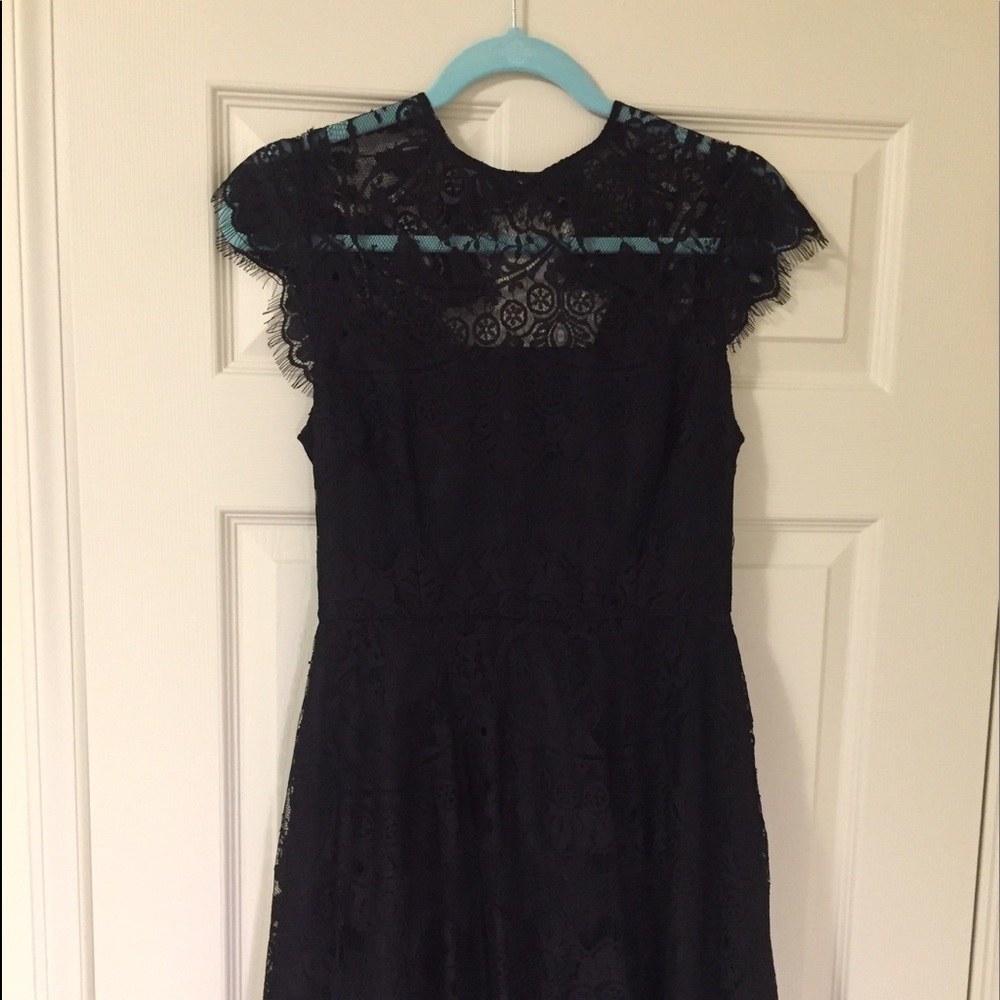 BB Dakota black dress with keyhole back