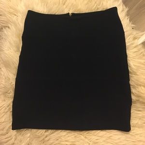 Navy topshop bandage skirt