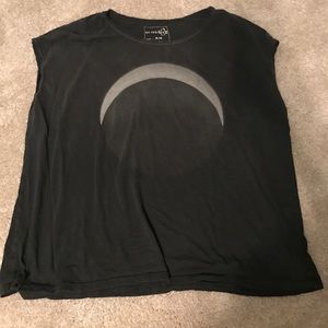 Free people half moon shirt!