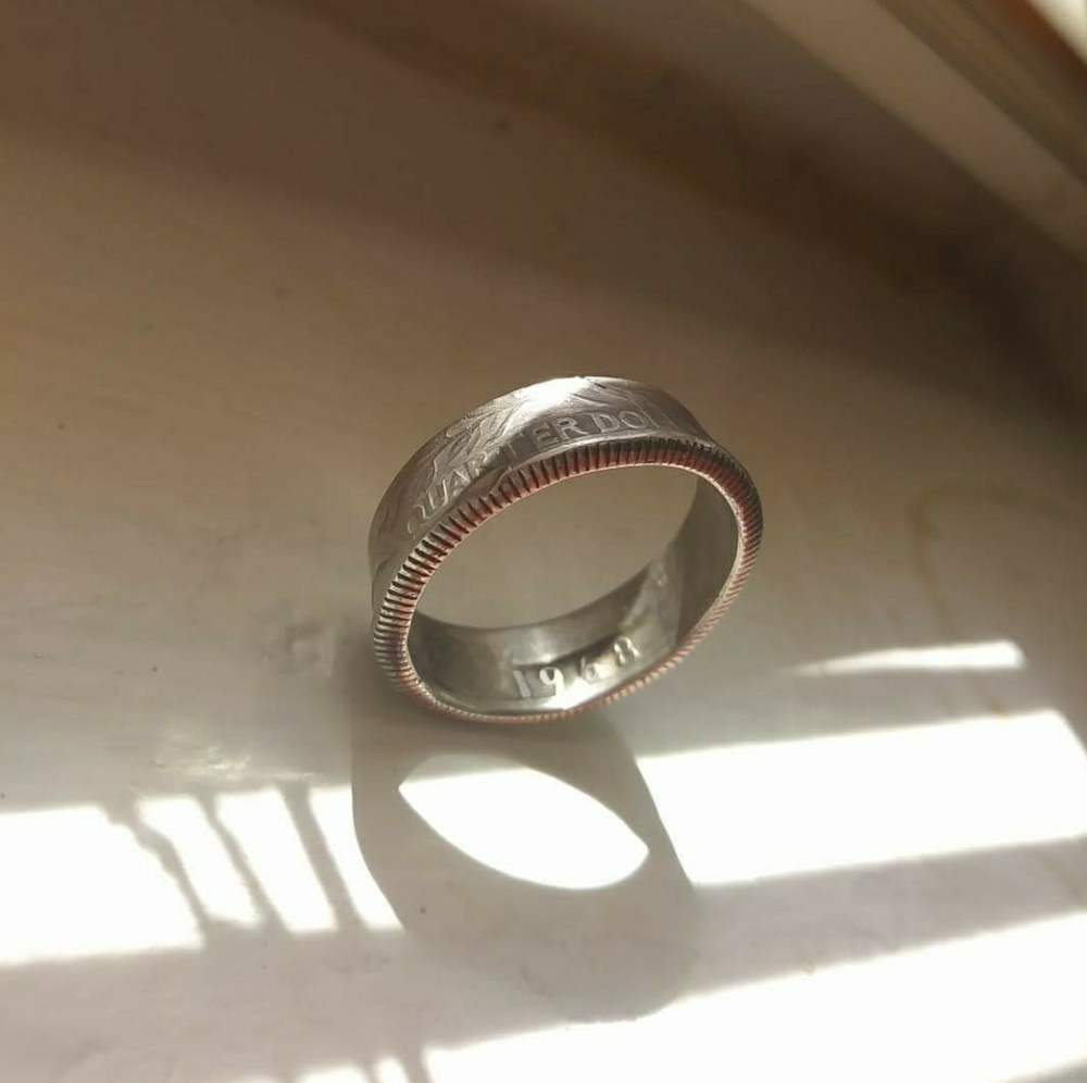 1968 Handmade Quarter Ring (special requests?) - Picture 1 of 1