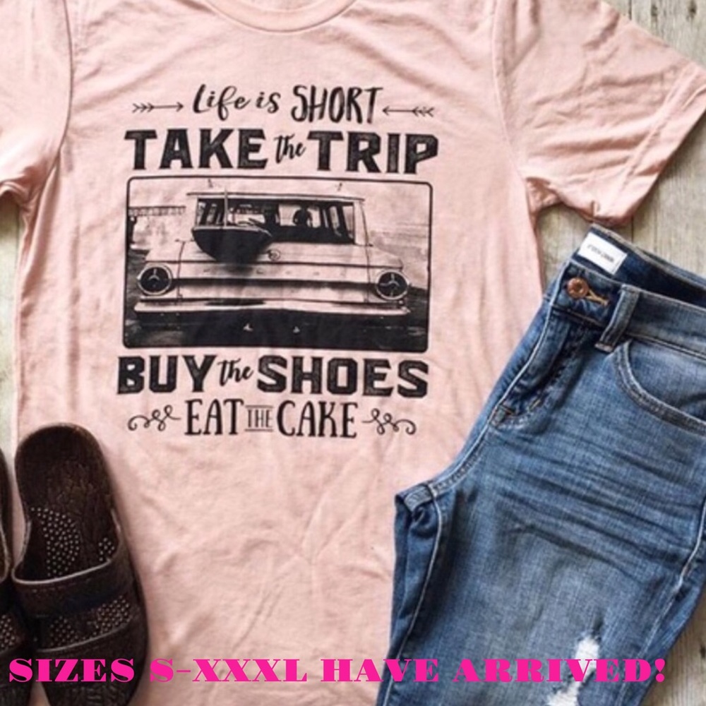 5 ⭐️ Life Is Short Top (1-S at this time) - Picture 1 of 1