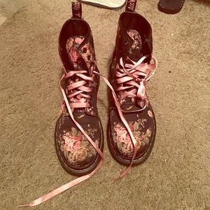 Doc Martin Flower Boots-barely worn