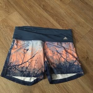 NWOT Adidas printed shorts