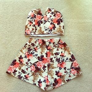 2 pieces flora summer wear.