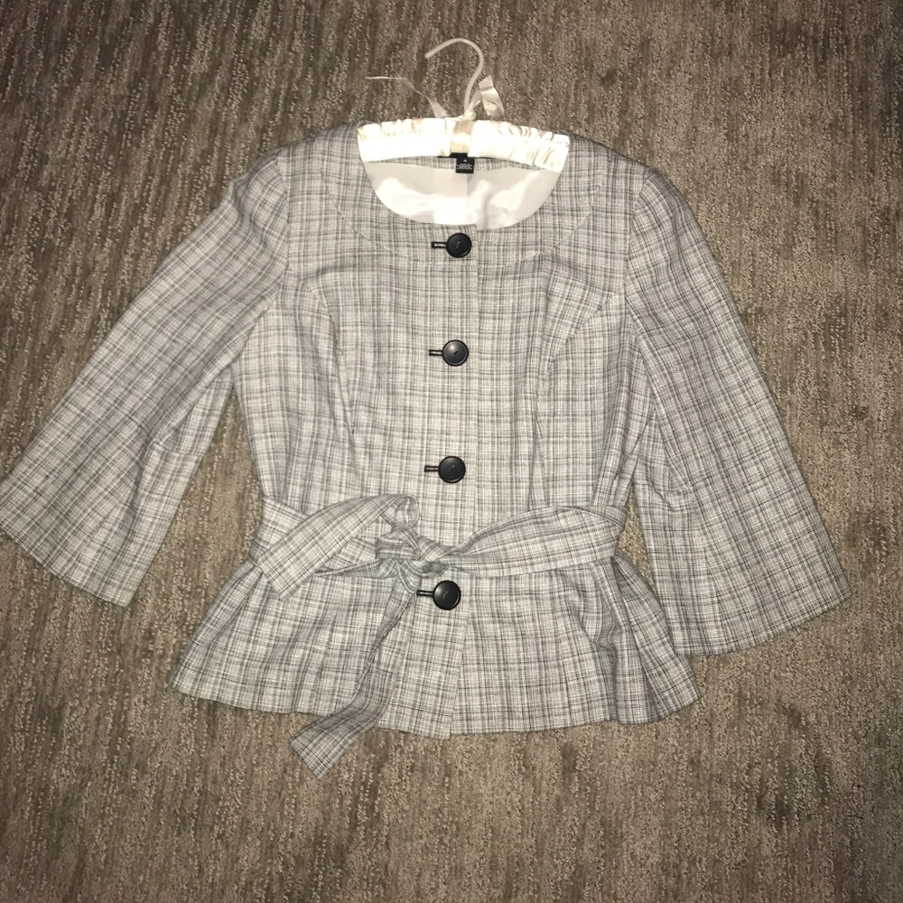 Black and White Blazer