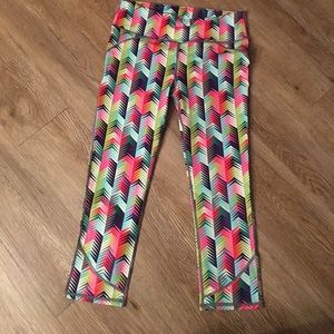 Fun patterned Capri tights