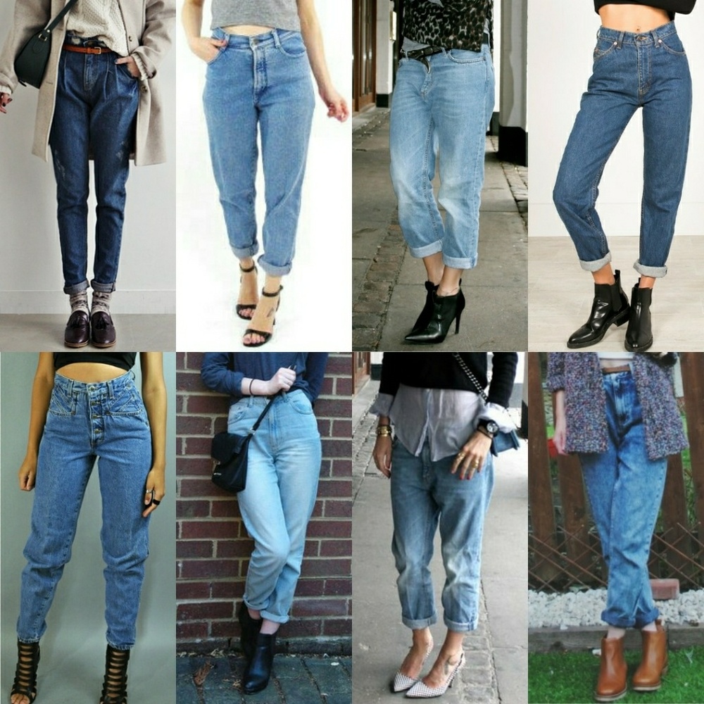True VINTAGE Rad 80s 90s High Rise Mom Jeans, 4