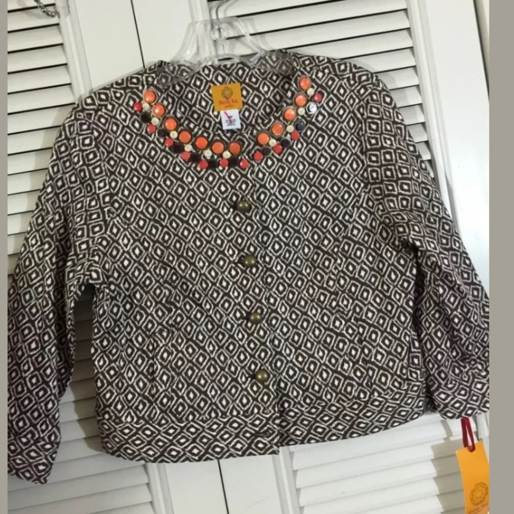 Ruby Rd Blazer Jacket Top - Picture 4 of 7