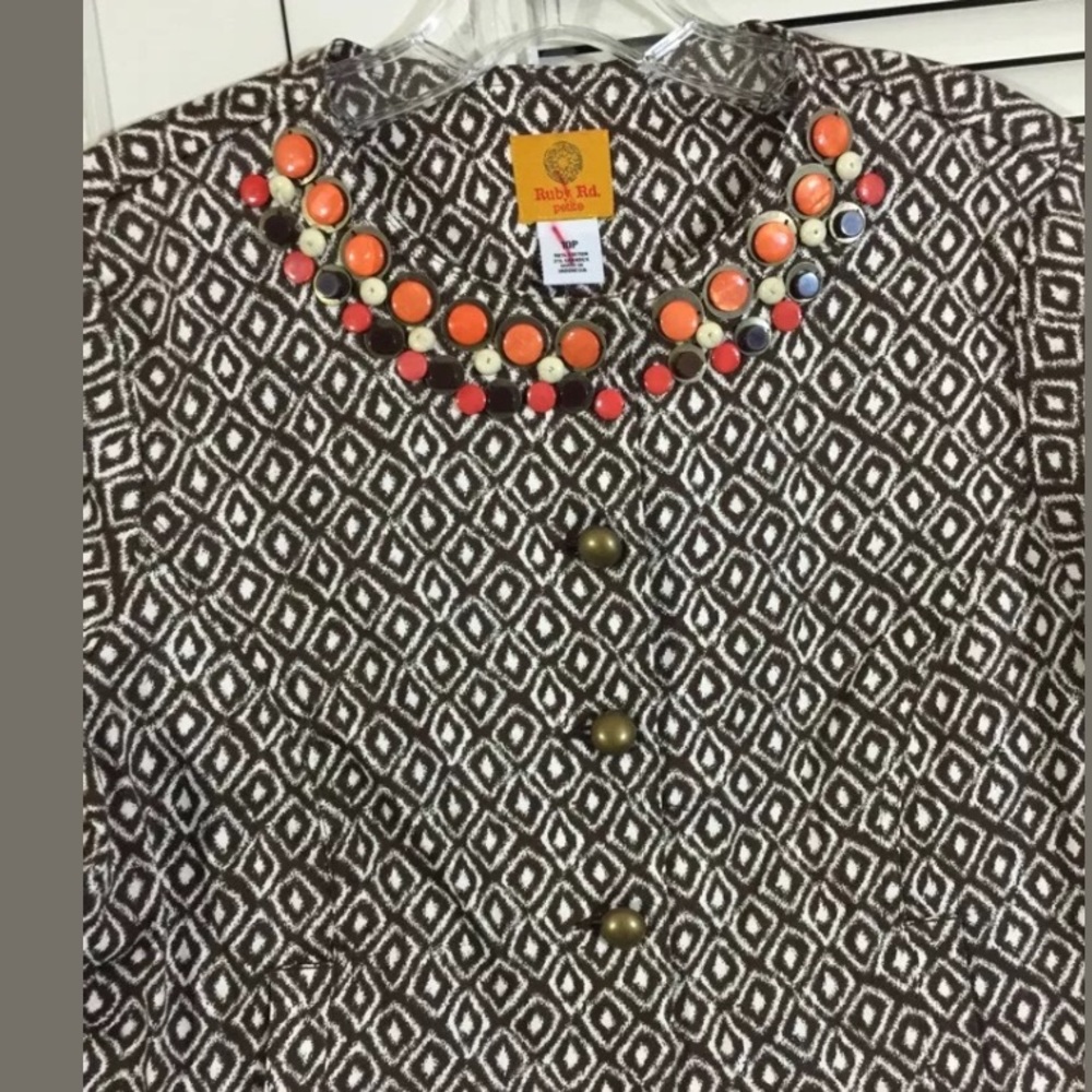 Ruby Rd Blazer Jacket Top - Picture 5 of 7