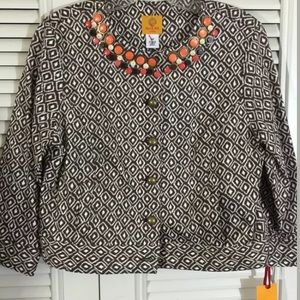 Ruby Rd Blazer Jacket Top