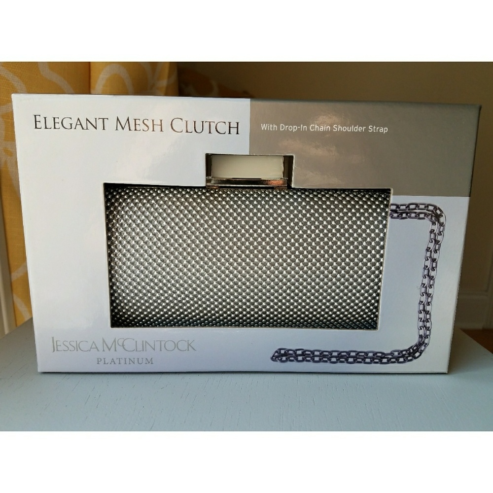 Jessica McClintock Mesh Clutch