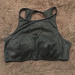 VS High Neck Lace Over Lay Swim Top