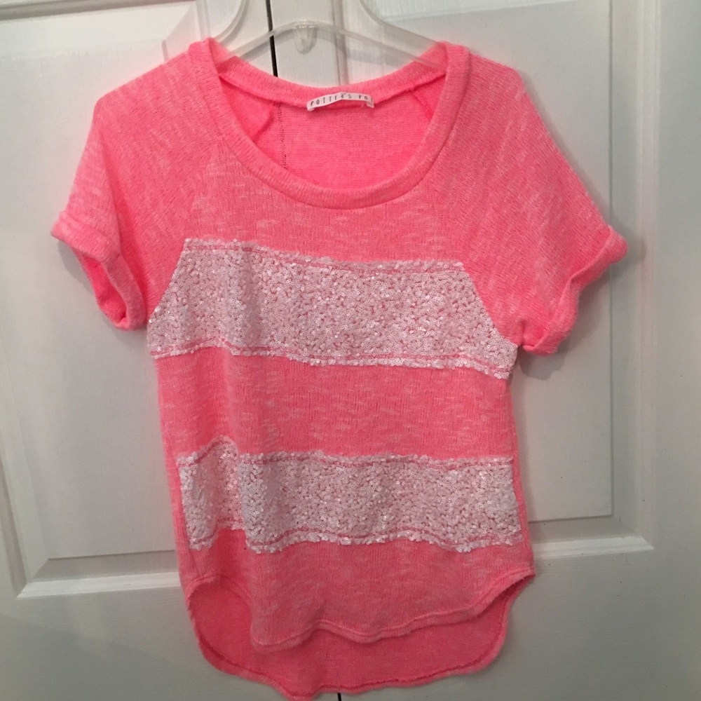 Short-Sleeve Knit Top