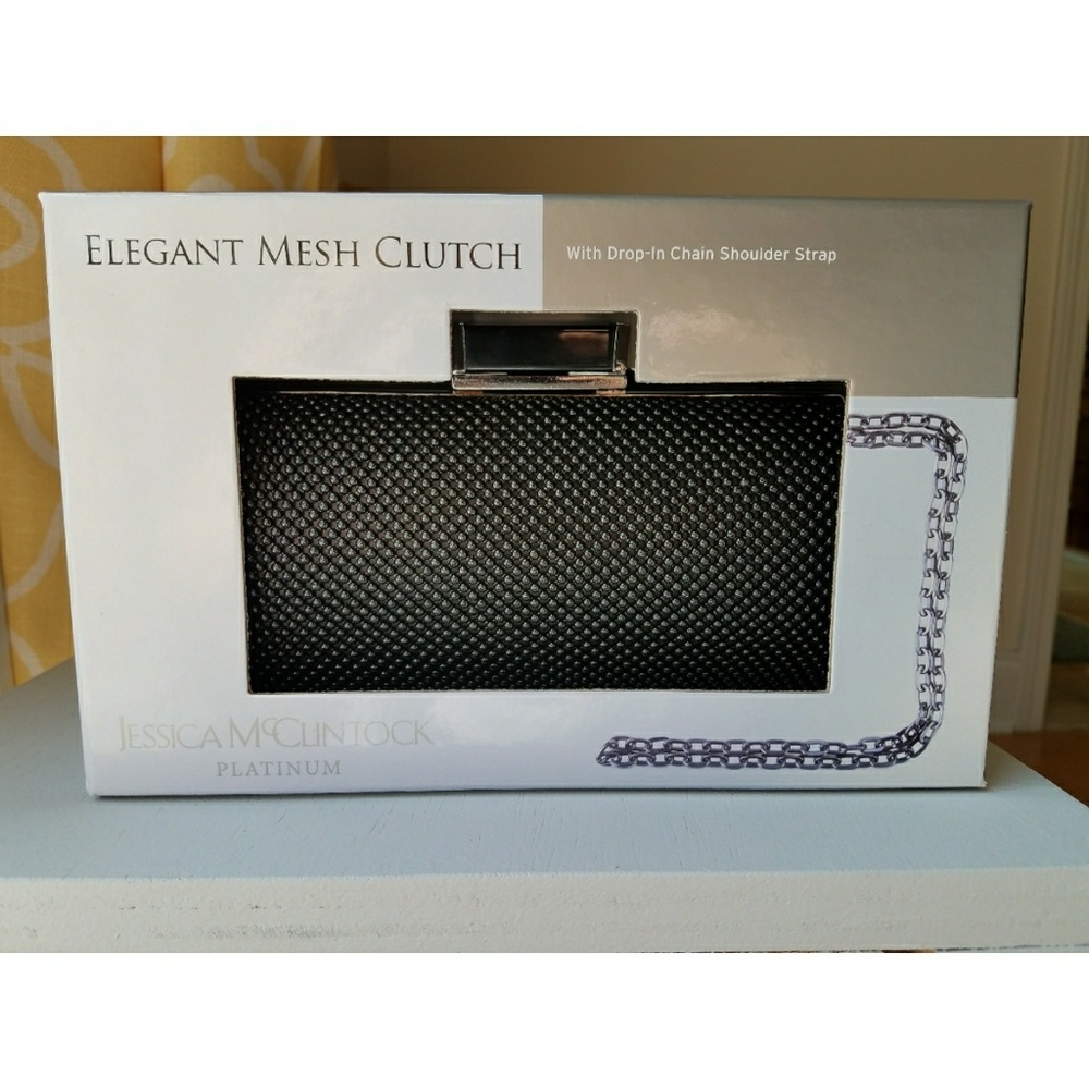 Jessica McClintock Mesh Clutch