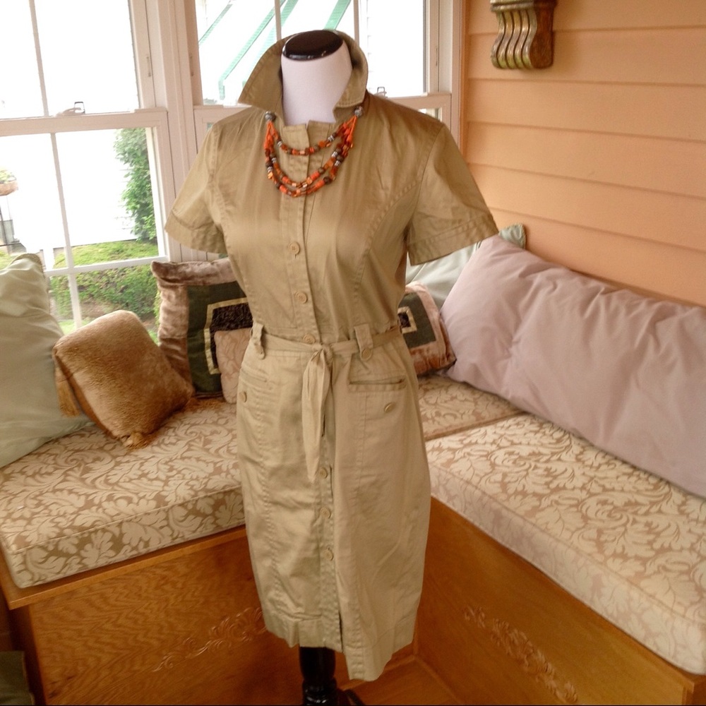 Ladies Khaki Dress - Size 8