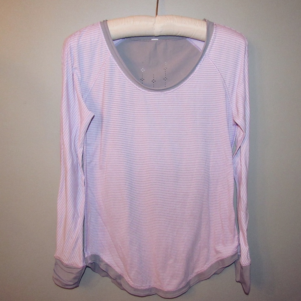 Lululemon Lavender & Gray Long Sleeve