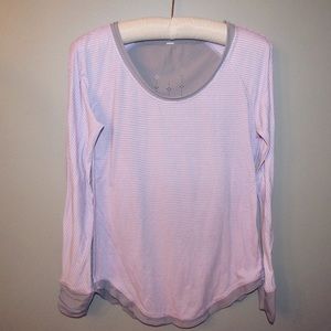 Lululemon Lavender & Gray Long Sleeve