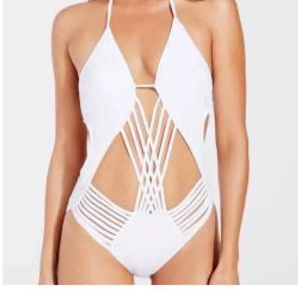 Fabletics White Swimsuit