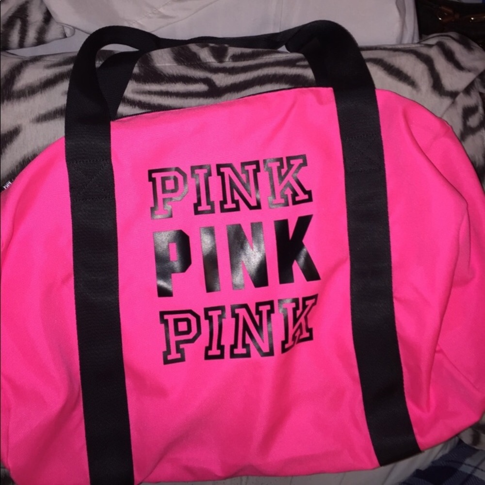 VS Pink Duffle Bag