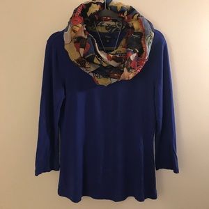 Cupio Blue 3/4 Sleeve Tee