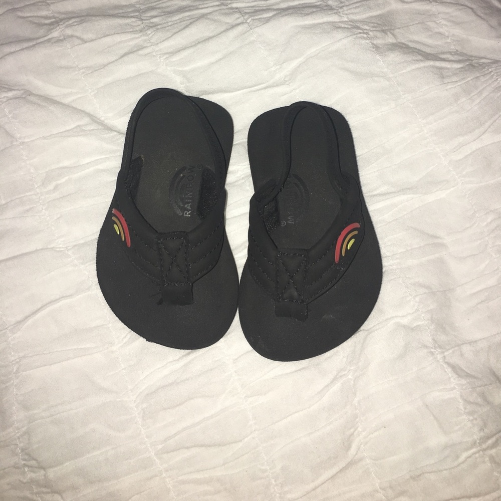 Rainbow toddler flops