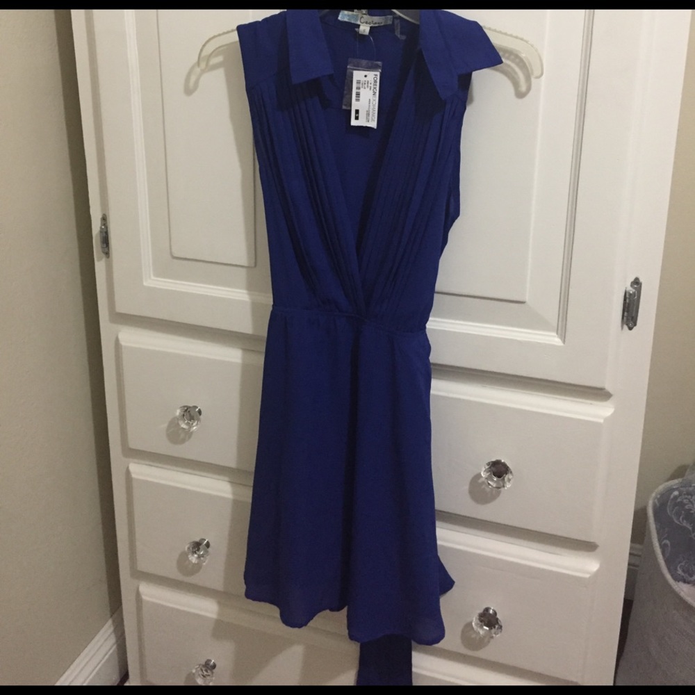 Royal blue  size S  NWT Foreign Exchange brand
