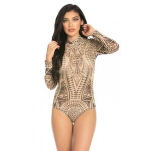 Tribal bodysuit