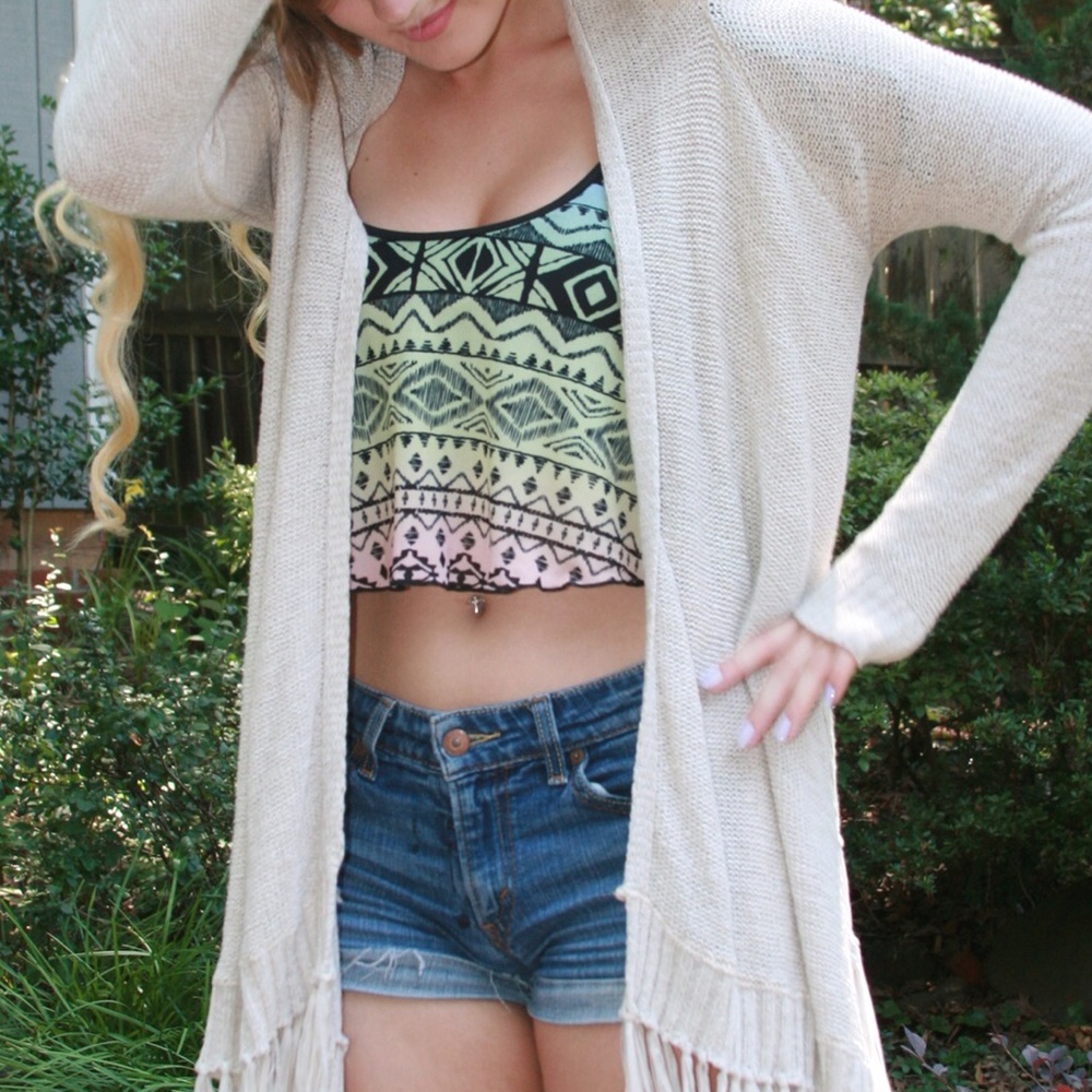 Flowy Tribal Crop Top