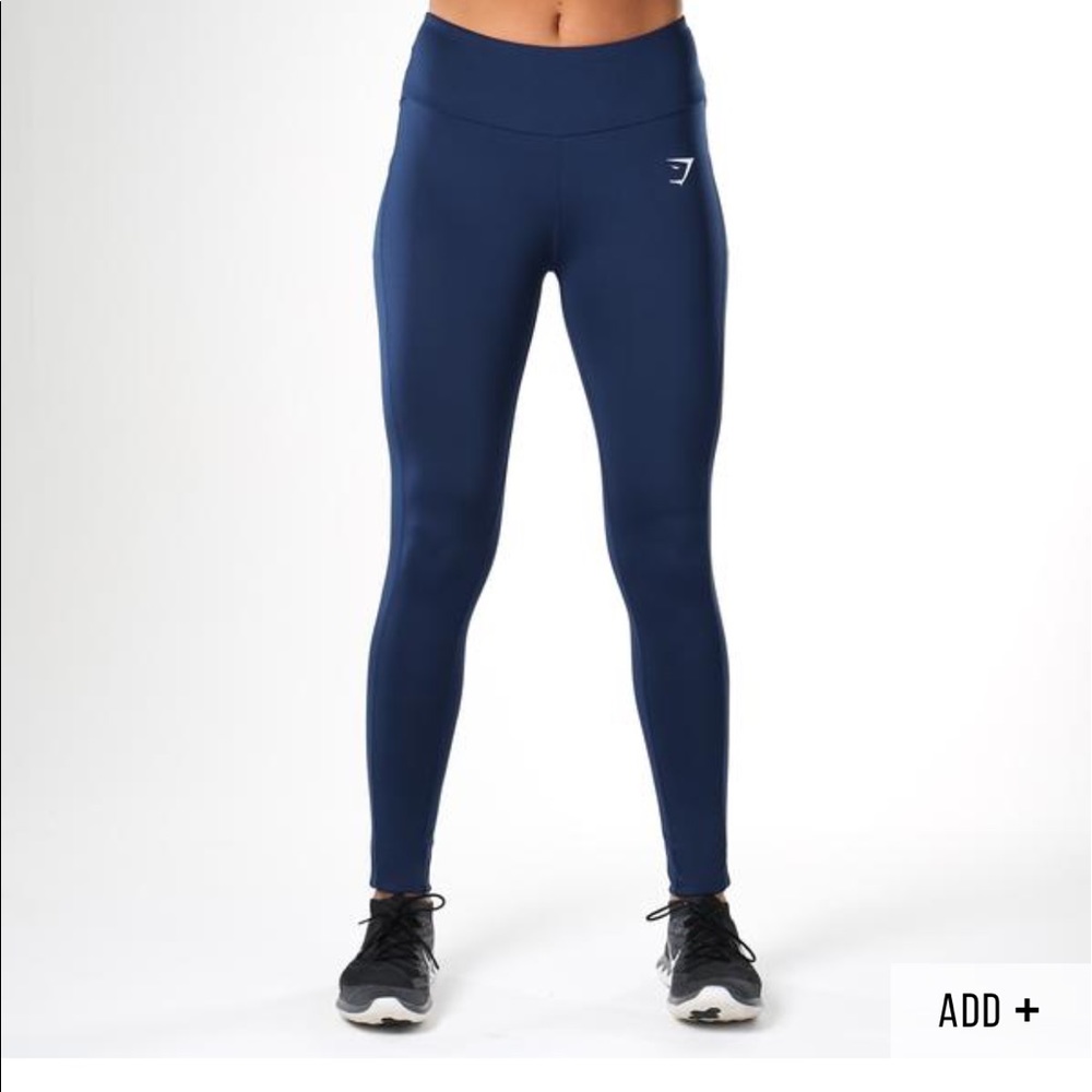 Gymshark navy dry sculpture leggings