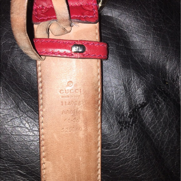 Original red Gucci belt - Picture 2 of 2