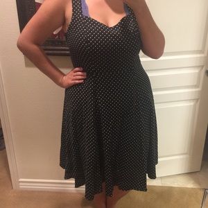 Polka Dot Swing Dress