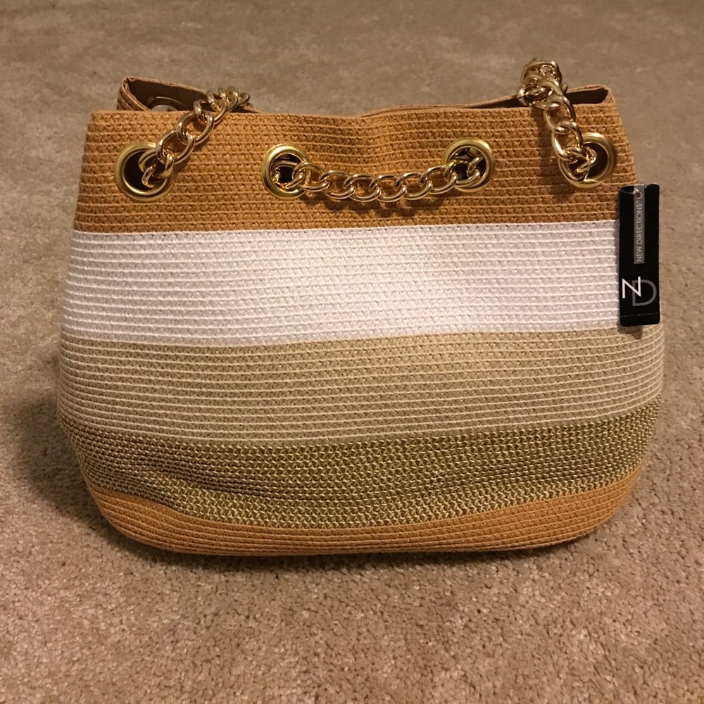 New Directions Wooven Handbag